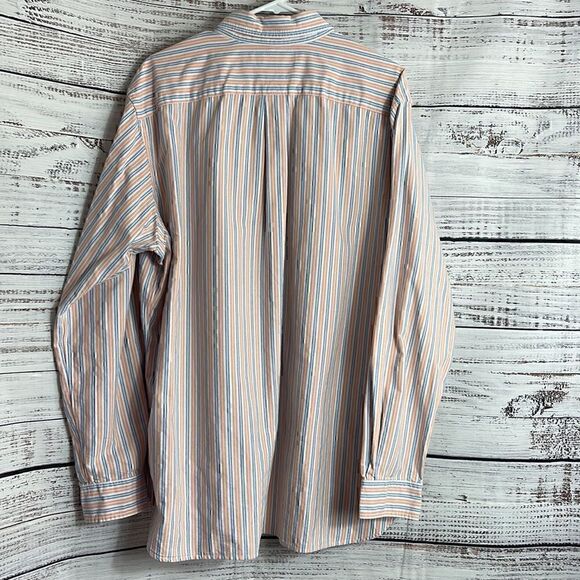 Ralph Lauren Shirt Mens Sz XL Classic Fit striped pony cotton Button Up Preppy - Picture 6 of 10